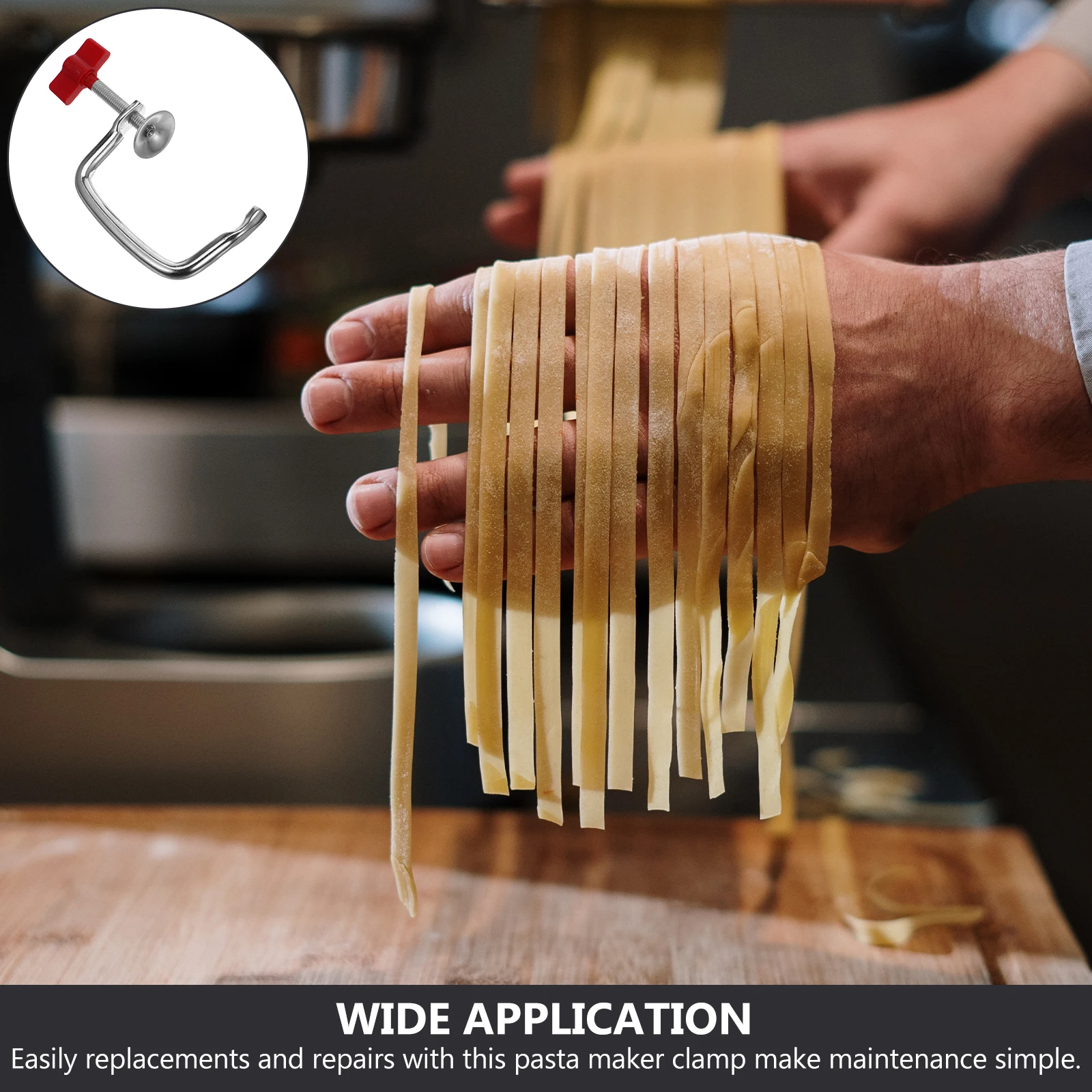 

Pasta Maker Replacement Clip Manual Noodle Maker Fixing Clamp Part Heavy Duty Pasta Making Accessories Fixing Clip Replacement