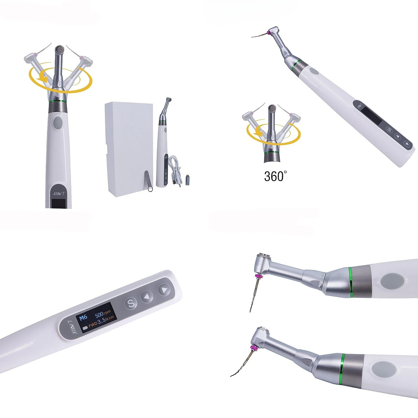 Wireless Dentals Smart Endo Motor Cordless 360° Rotatable Portable Root Canal Treatment Machine