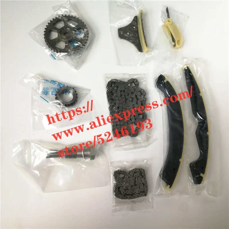 9pcs/set Engine Timing suit for Zotye T600 1.5T Engine timing rebuilding kit /Timing repair kit