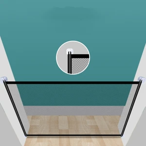 حاجز الأليفة الشبكي القابل للتنفس المحمول ، بوابة ، حارس فصل الأليفة ، السياج المعزول ، ملحقات سلامة أفضل 12 مقسم للكلاب للمبيعات - رقم 9