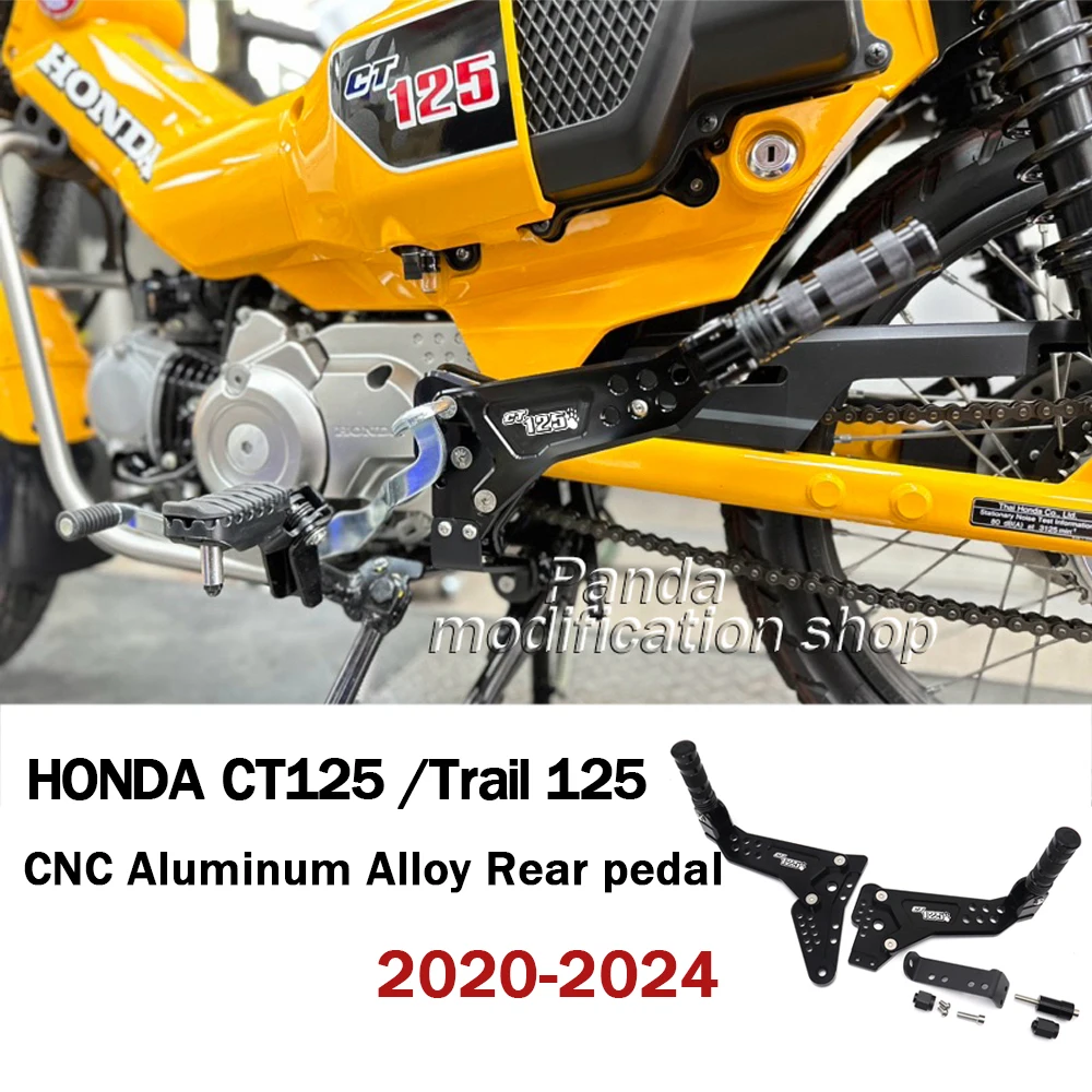 

Aluminum Alloy CNC Rear pedal For Honda CT125 Trail 125 2020 2021 2022 2023 2024