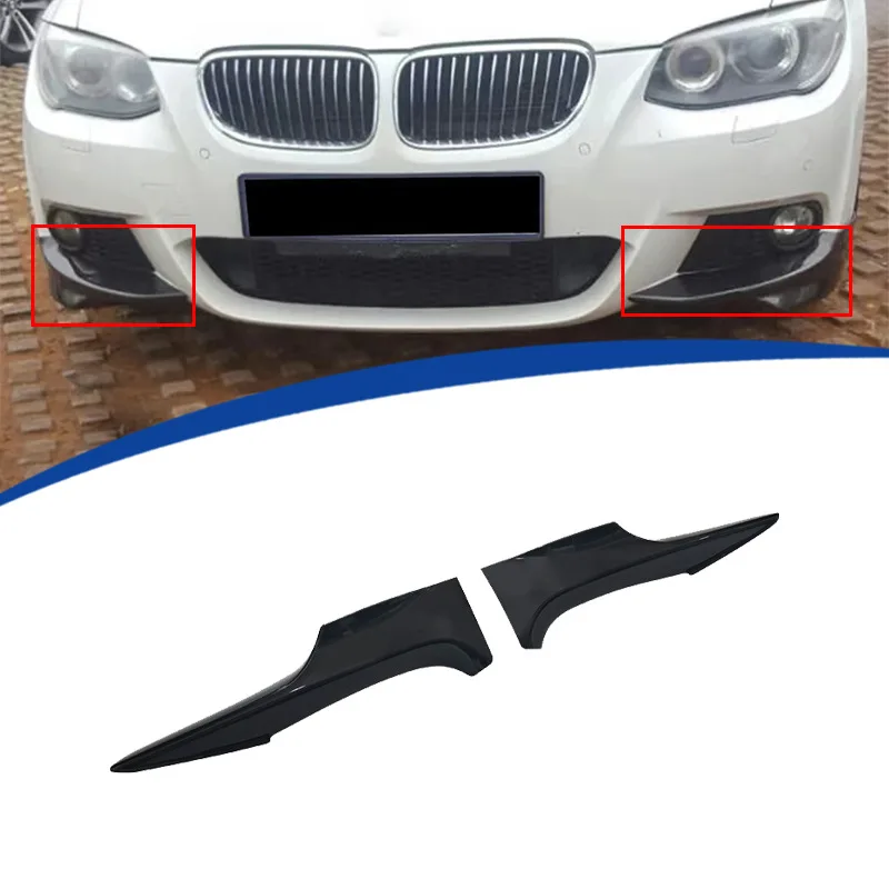 

For BMW 3 Series E92 MT Sport Style 2009-2012 Aerodynamic Side Corner Kit Gloss Black ABS Direct Fit Sporty Exterior Upgrade