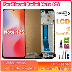 6.67inch for LCD Xiaomi Redmi  Note 12S  For Touch ScreenDigitizer Xiaomi Redmi Note 12S 2303CRA44A LCD with frame