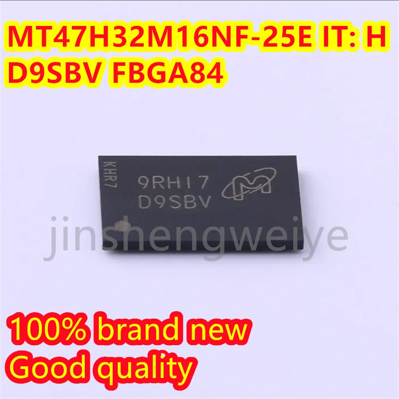 

1-10PCS MT47H32M16NF-25E IT:H MT47H32M16NF FBGA-84 Engraved D9SBV SDRAM Memory Chip with Good Quality Brand New