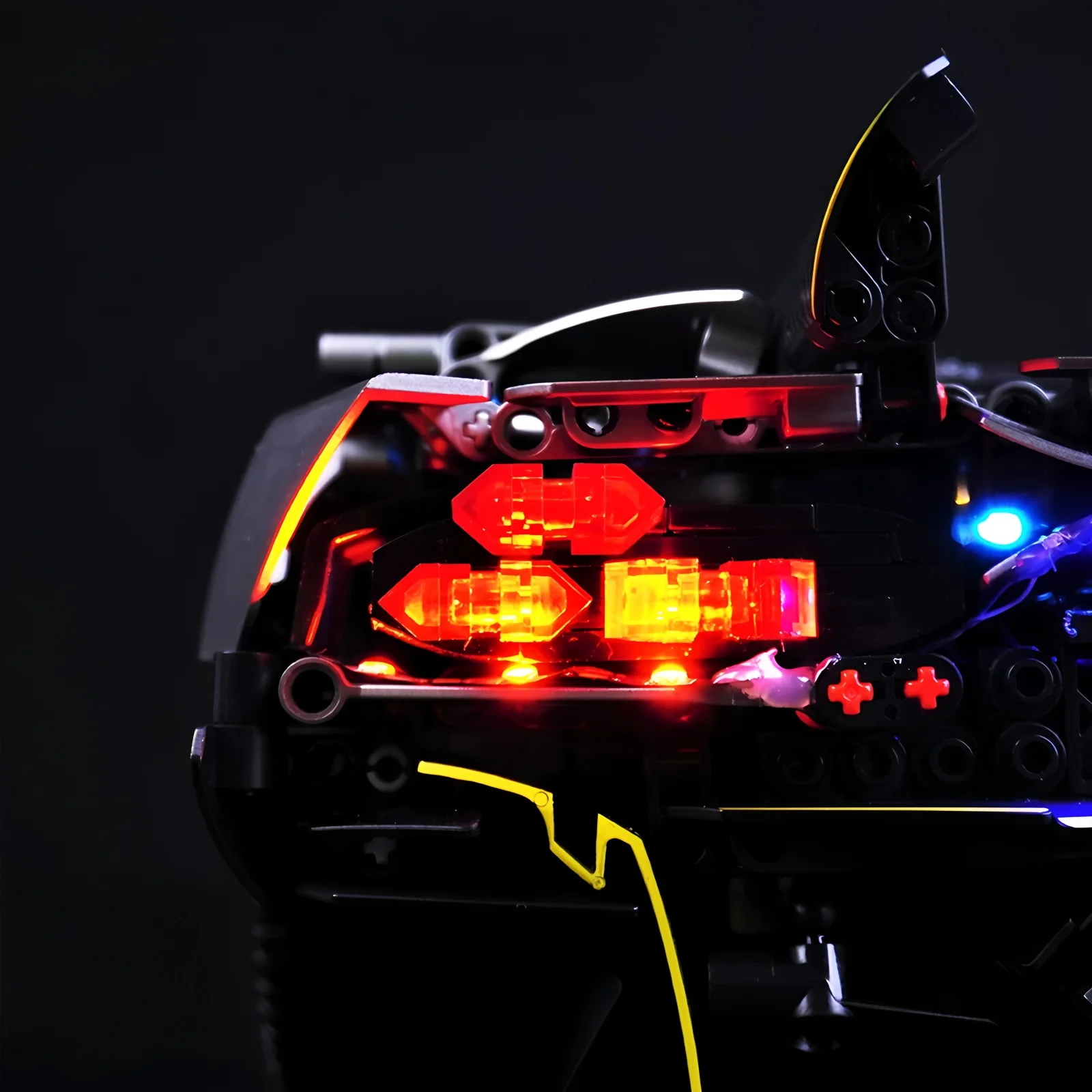 Kit luce LED RC fai-da-te per veicolo sportivo a velocità tecnica LEGO 10638 (solo luce LED, senza modello di blocchi)