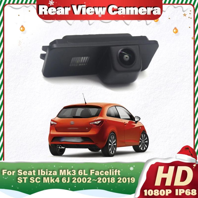 Night Vision Rear View Camera Reversing Camera Car Back up Camera HD CCD For Seat Ibiza Mk3 6L Facelift ST SC Mk4 6J 2002~2019