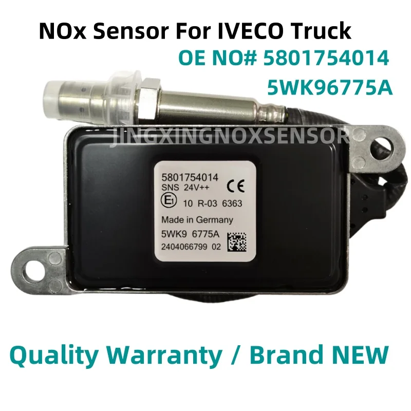 5801754014 5WK9 6775A 5WK96775A Original NEW Nitrogen Oxygen NOx Sensor For IVECO Truck 24V