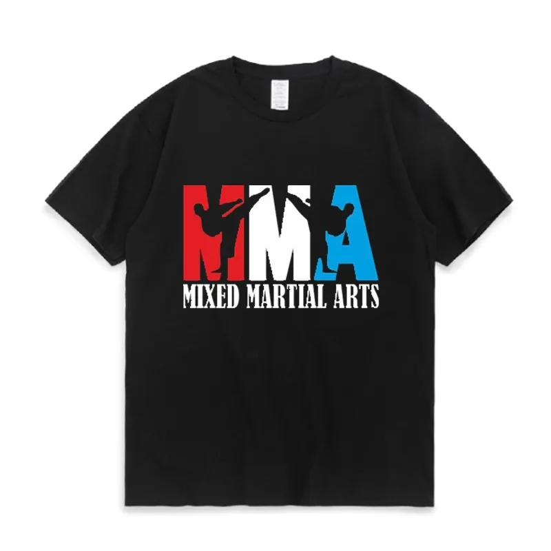 Fashion Casual MMA Jujitsu Brazil BJJ Thai Boxing Training T-Shirt Summer Cotton Short Sleeve Men T Shirt Harajuku Streetwear