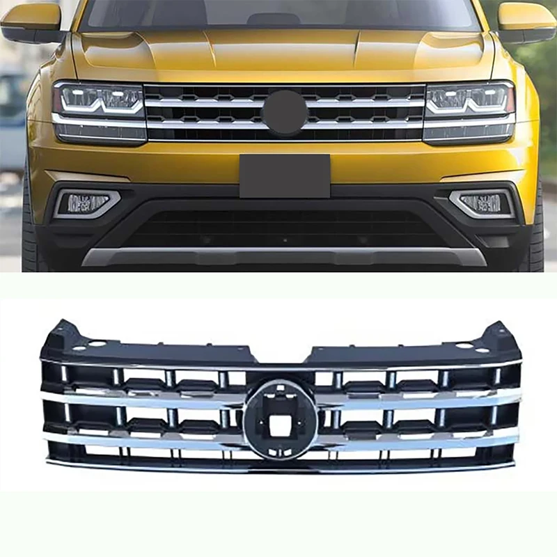 FOR Volkswagen Teramont 2017-2020/Atlas 2018-2020 Low-spec Version Bumper Grille With Chrome Trim OE 3CG853653A