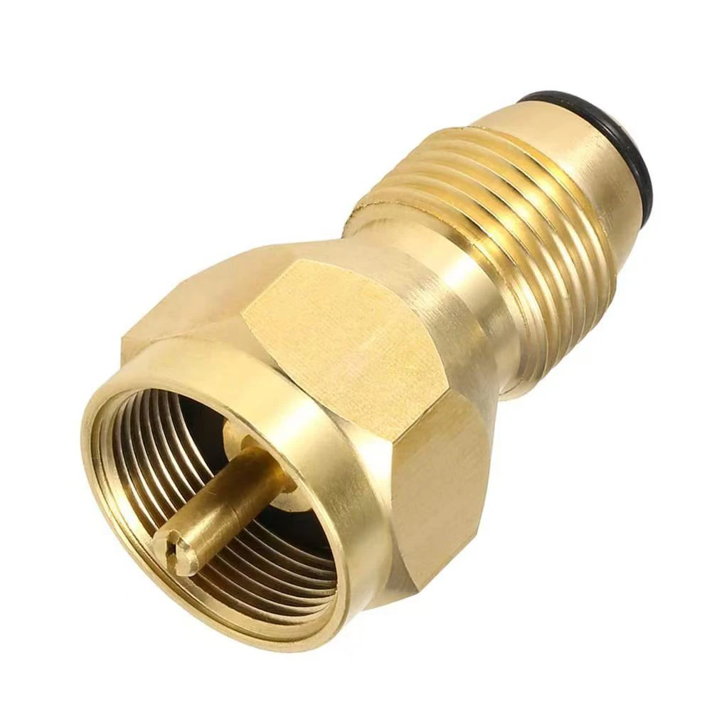 

1lb Tank Adapter Gas Refill Adapter Camping Accessories Compatible With 1lb Cylinders Effortless Refilling Grilling Tools