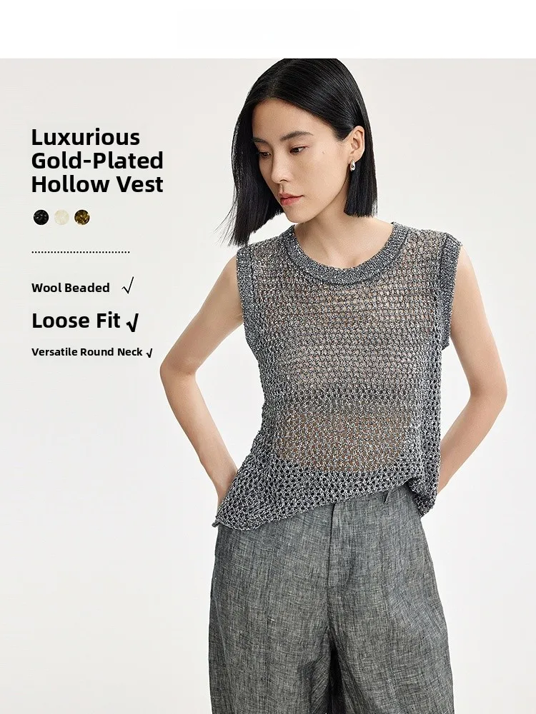 

Designice Camere Knitted Svel round Ne Sweater Women's Commute Sle Lightweight Luxury Spring New Arrival