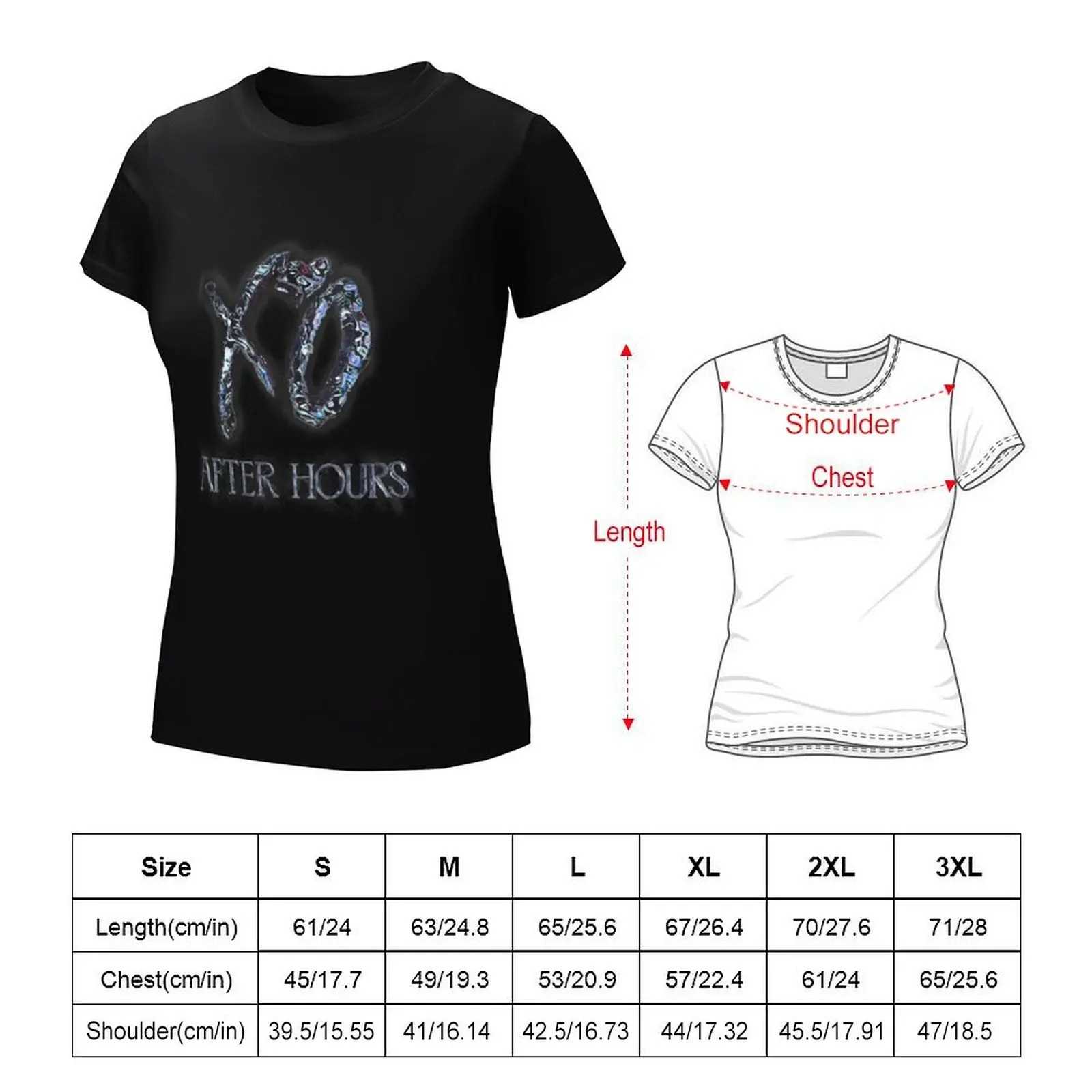 theweeknd-afterhours T-shirt aesthetic clothes Short sleeve tee tshirts for Women