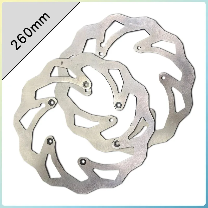 Rotor de disque de frein avant et arrière de 260MM, Compatible avec KTM 125 250 350 450 500 Husqvarna 125-501 moteur FE/TE/FC/TC/TX, disque de frein de 10.2 pouces