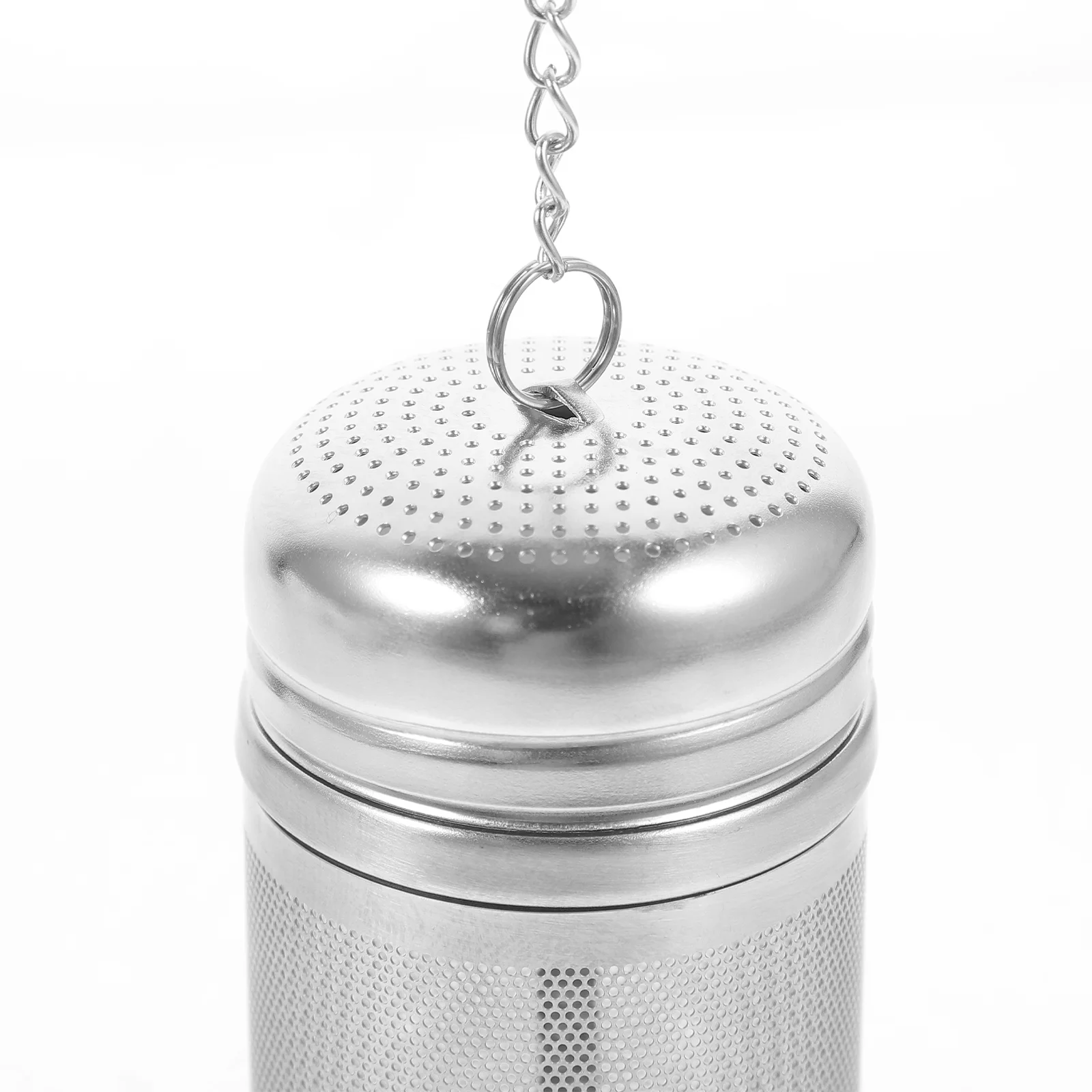 Tea Mugs Stainless Steel Stew Cage Seasoning Spice Basket Bag Filter Fine Mesh Infuser Extruder Silver Ball Household Travel