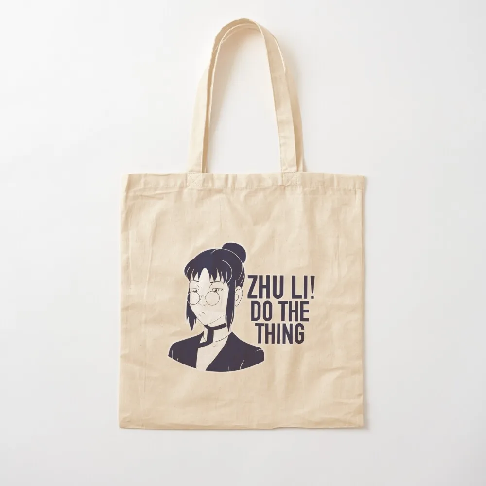 

Zhu Li! Do the Thing Tote Bag Women's bags great bag bags luxury women Canvas Tote Bag