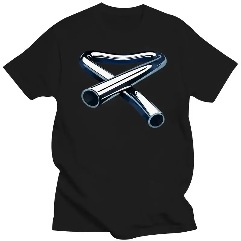 Camiseta tubular de música masculina, tops 100% algodão, camisetas premium, Mike Oldfield, música retro, álbum de rock, 3717X