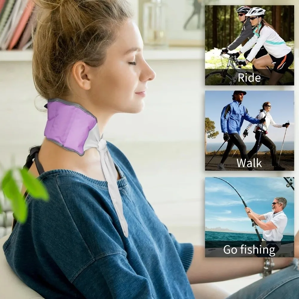 New 35*9cm Ice Scarf Reusable Summer Neck Ice Pack Scarf Cold Sensation Heat Relief Sports Headscarf Sports Activities