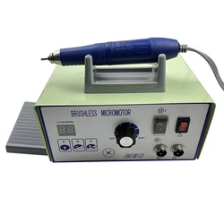 High Speed 70000/90000RPM Brushless Motor Micromotor Polishing Machine with Handpiece Jewellery Engraving Micromotor 220V