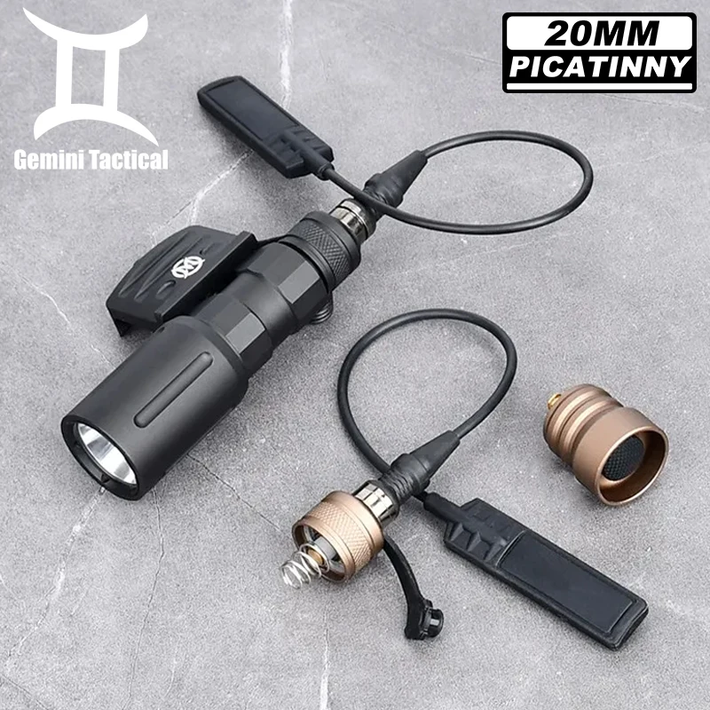 Tactical PLH-V2 Flashlight Set 1000Lumens Plhv2 High Output Hunting Scout Light Mount Metal Mounting Base With Constant Switch