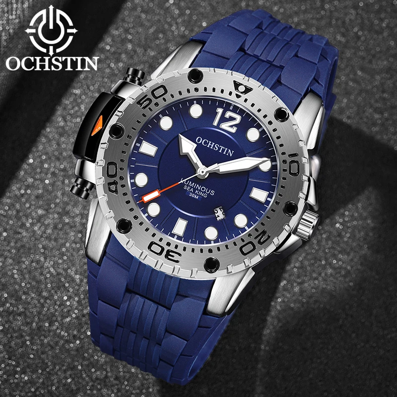 OchstinS Business High end Luxury Navigator Series Original Multi functional Movement Waterproof Watch Men's Quartz Watch