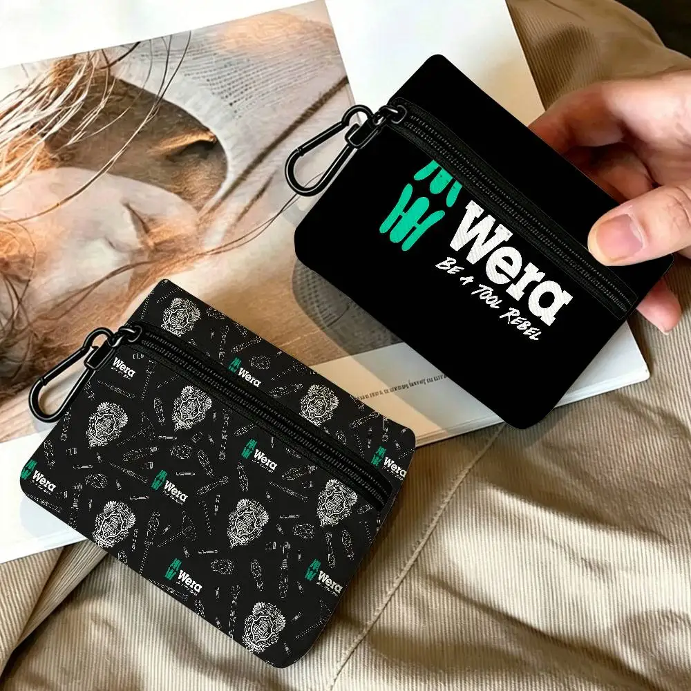 Tool Brand W-Wera Multifunctional Oxford Cloth Small Pouch With Hook Mini Coin Wallet Earbud Storage Bag