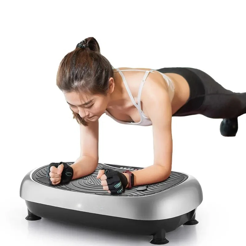 Exercise Vibration Plate Machine Whole Body Workout Fitness Platform Multifunction Vibration Massager Machine