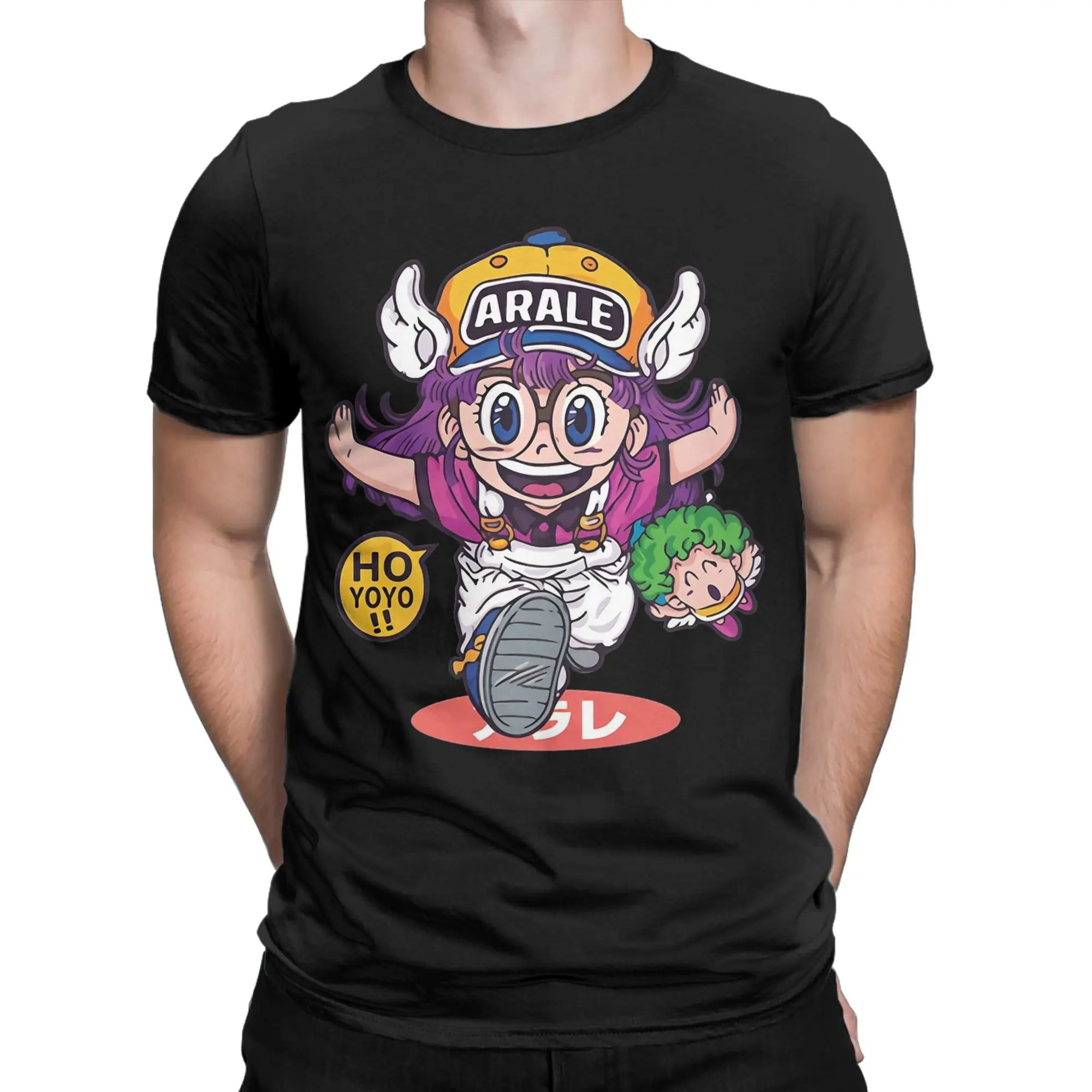 Novelty Arale Norimaki  Dr. Slump  T-Shirt for Men O Neck Cotton T Shirt  Short Sleeve Tees New Arrival Clothes