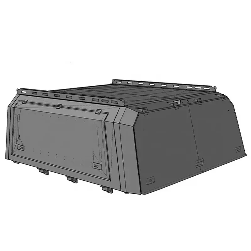 Factory Wholesale Price Custom Pick Up Hardtop Camper Bed Cover Ute 4X4 Steel Canopy Topper For Gladiator