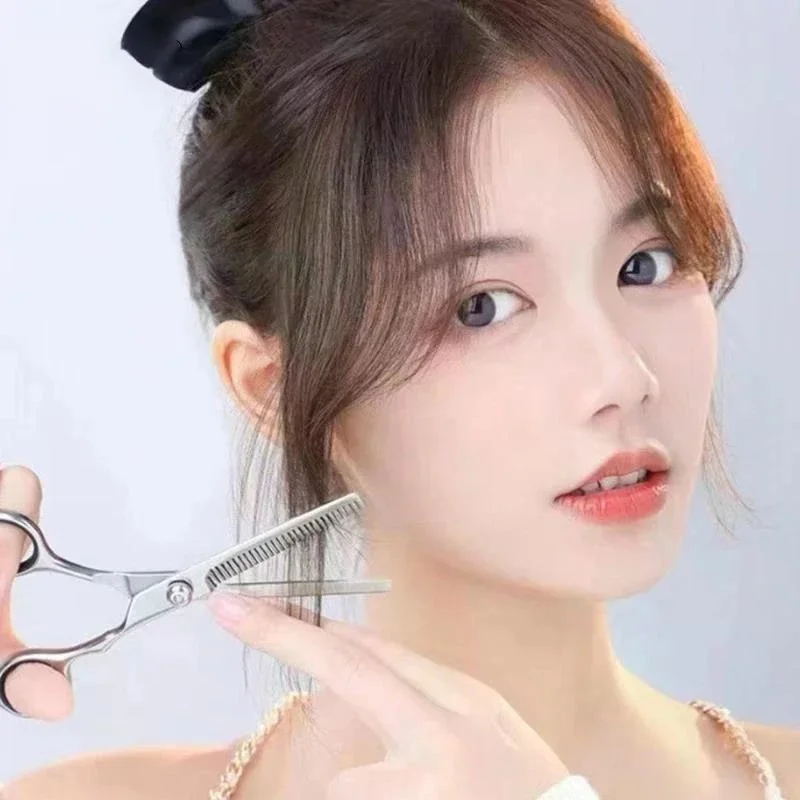 Professional Barber Scissors Accessories Shop 6 Inch Hairdressing Hair Haircut Cutting Thinning Tools Salon Hairdresser's Set