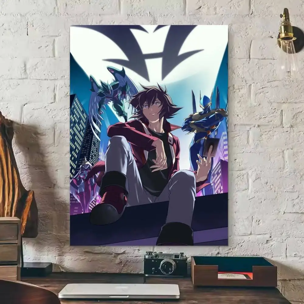Jaden Yuki Yu-Gi-Oh! GX  Anime Character Poster HD Print Wall Art Home Decor