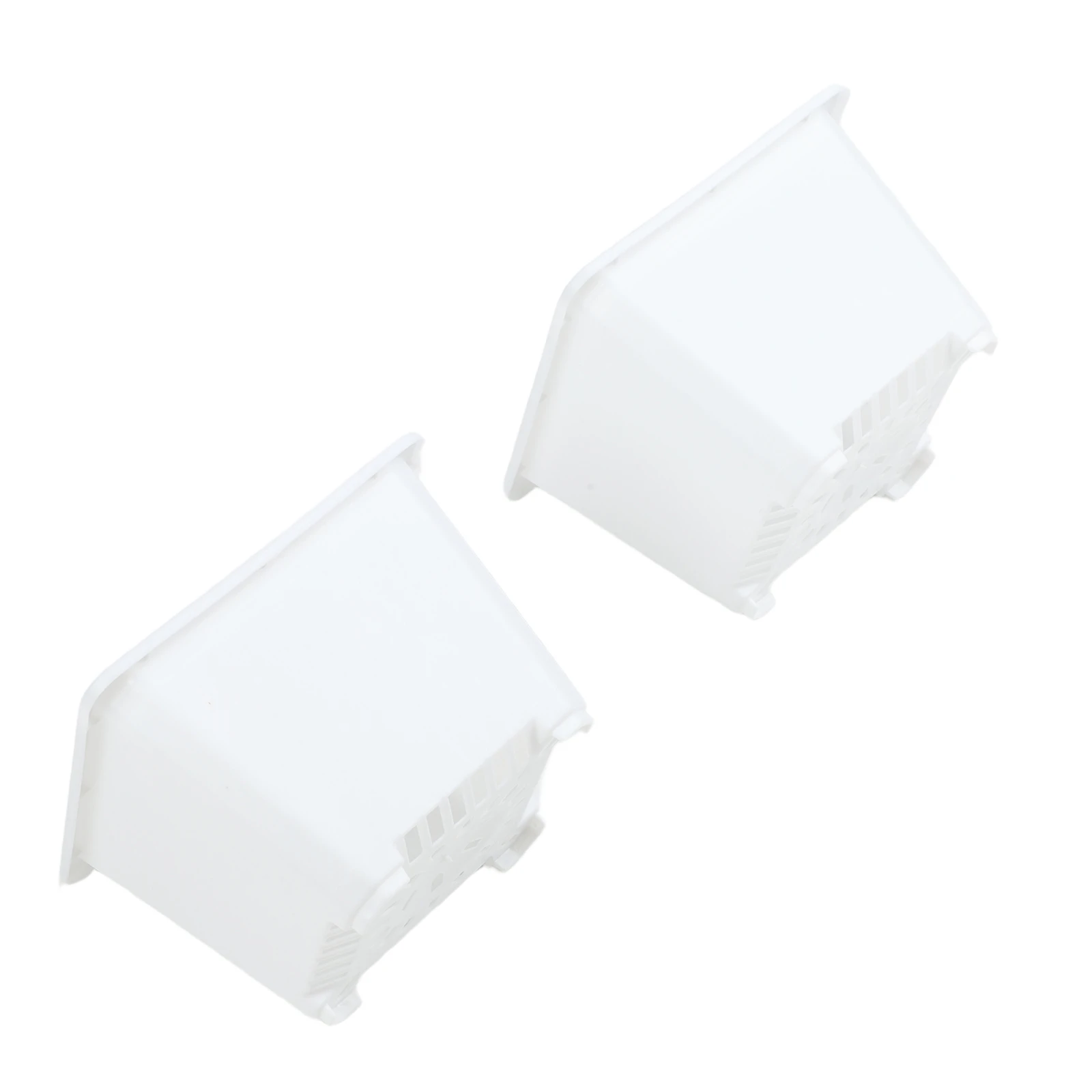 Plastic Square Plant Pots with Drainage Holes for Balcony Patio For Outdoor Use Compact Stackable Design 16 12 12cm