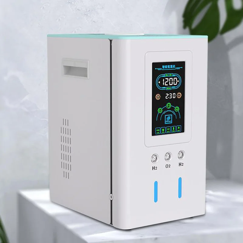 Portable intelligent hydrogen production machine for household high concentration hydrogen and oxygen absorption