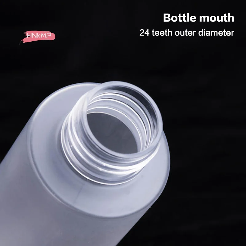 1 قطعة 100 مللي/200 مللي زجاجة محلول مسطحة الكتف مع مضخة الضغط موزع السفر حاوية مستحضرات التجميل للعناية بالبشرة والجمال #5