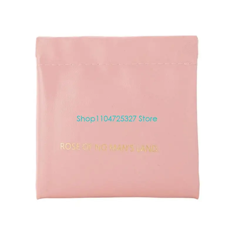 D8KF Automatic Closure Cosmetic Organizers PU Leather Travel Portable Storage