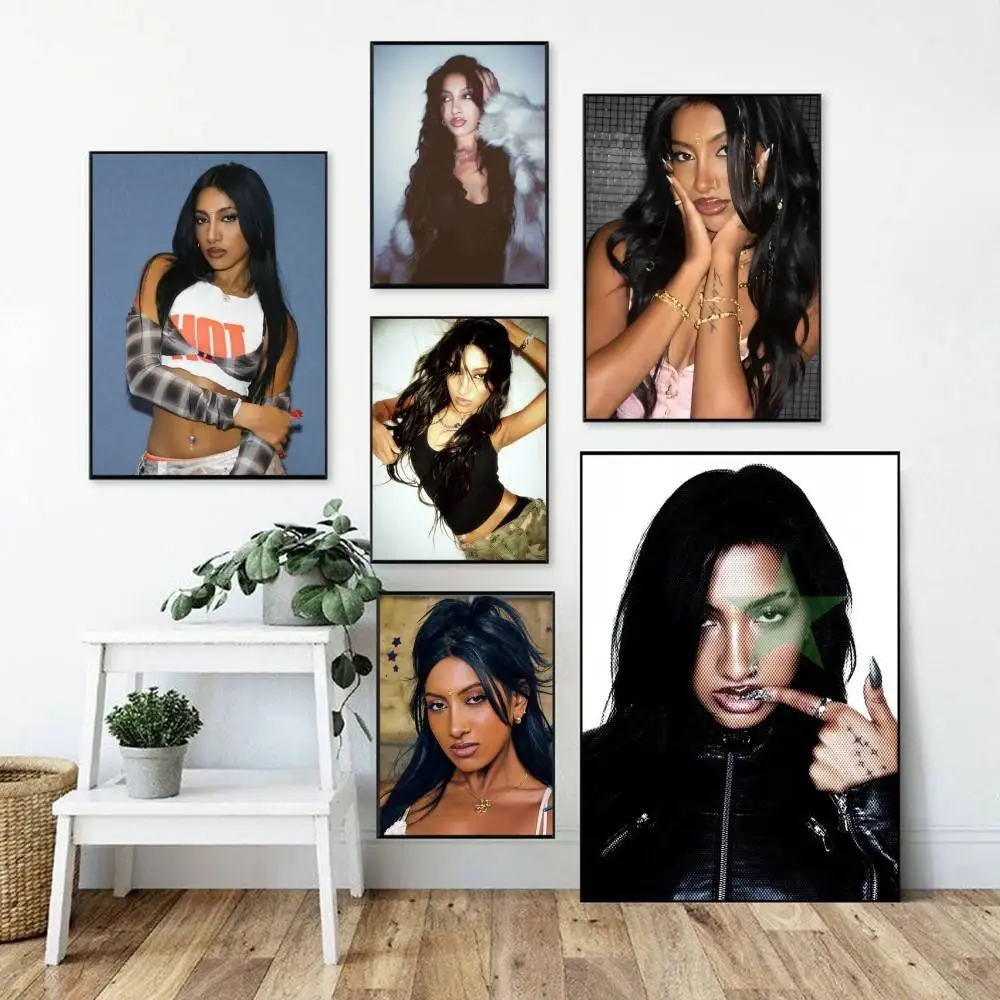 Lara K-KATSEYE Poster Perfect Space Sticker Self Adhesive for Office Home Theater Wall Art Decor
