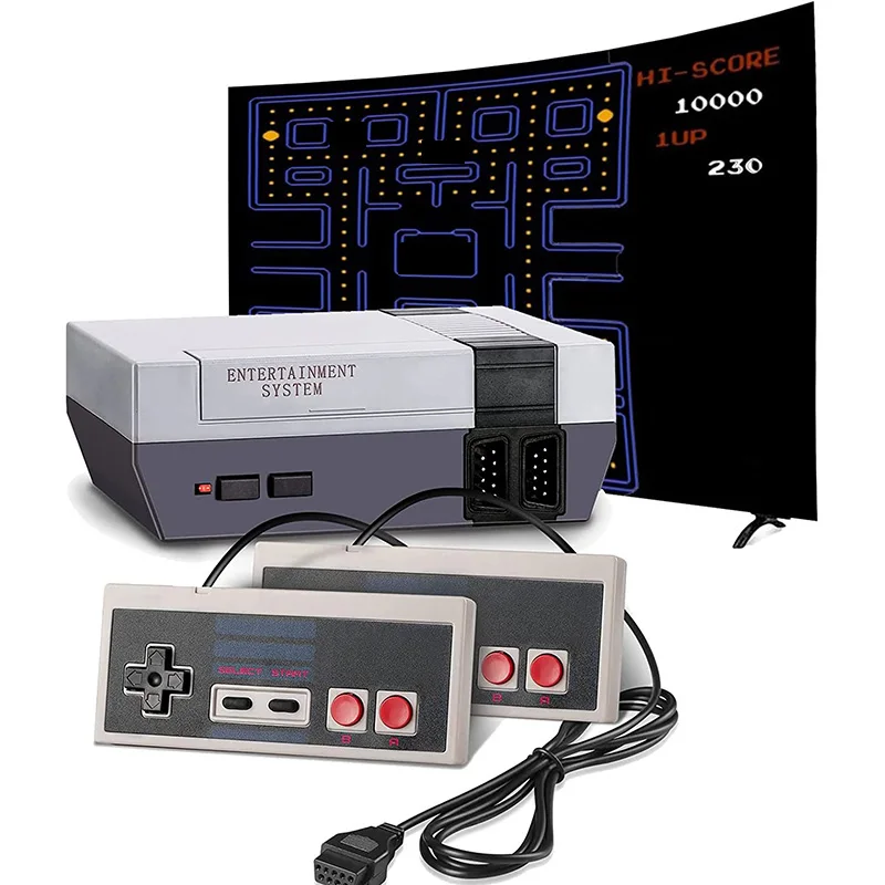 大人と子供のためのクラシックなミニビデオゲームコンソール,620ゲームの組み込み8ビットfc nes tvコンソール