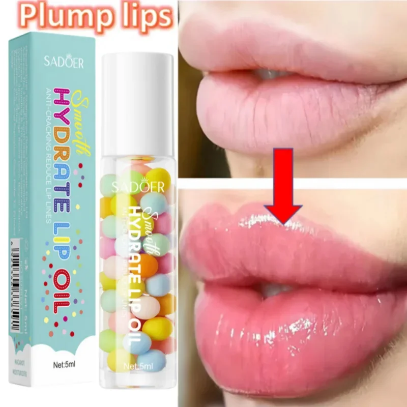 Long Lasting Lip Plumper Oil Serum Instant Volumising Essence Moisturize Repair Lip Fine Line Increases Elasticity Sexy Lip Care