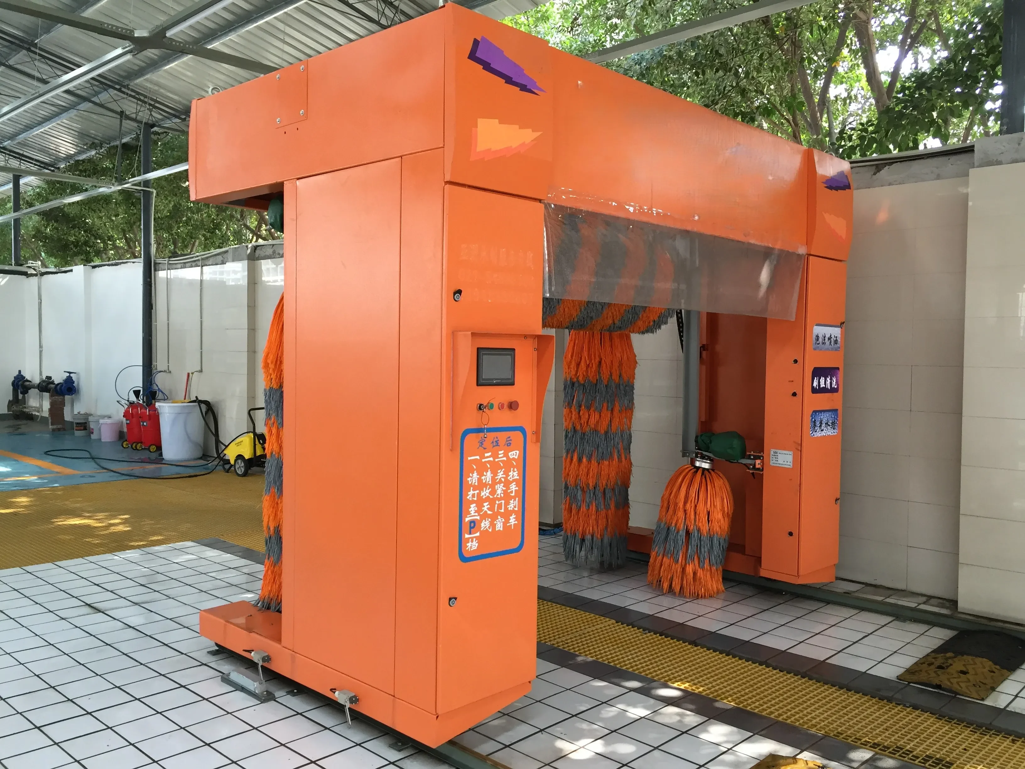 Heavy Duty Gantry Car Wash System with 500 Bar High Pressure Pump for Construction Vehicle Cleaning