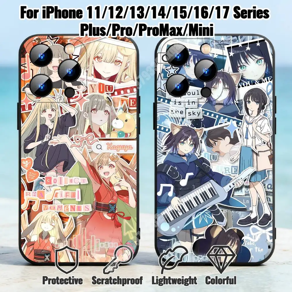 C-Cosmic Princess-S Kaguya Phone Case for iPhone 17 16 Pro Plus Air 16E 15 14 13 12 11 Max Mini X XR XS Soft Silicone Cover