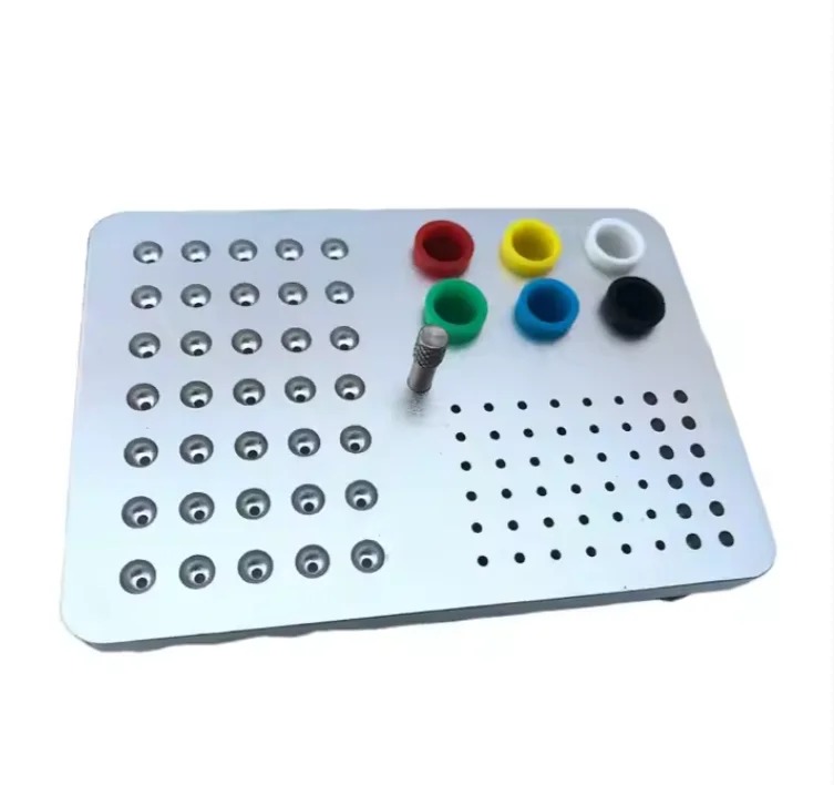 Dentals 89 Hole Inner Box Sterilizer Burs for GP + FG + File Sterilizer Stainless Steel File Holder Autoclave