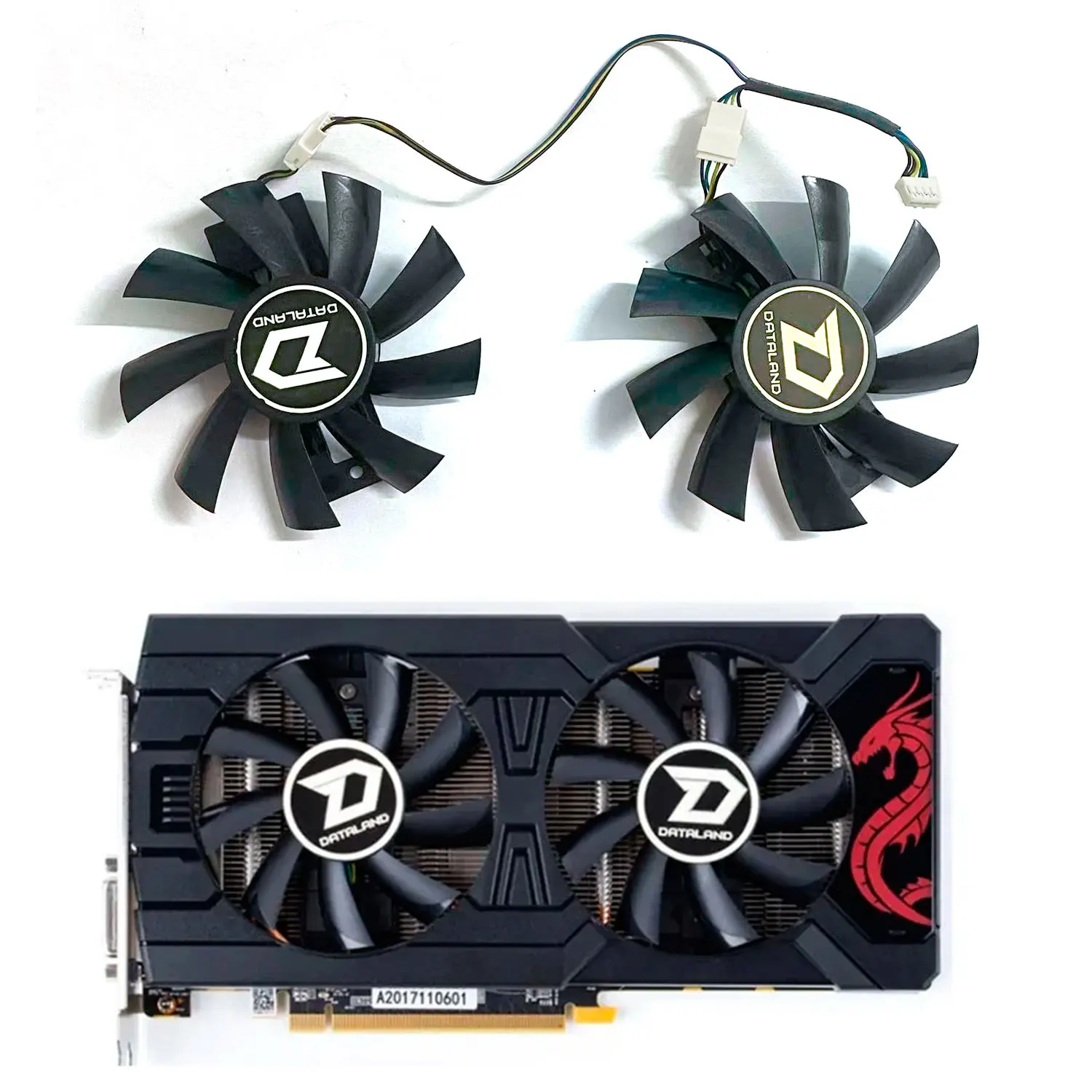 87MM GA92B2U GA92S2U Dataland GPU cooling fan for PowerColor Radeon Red Dragon RX 570 dual graphics card cooling fan