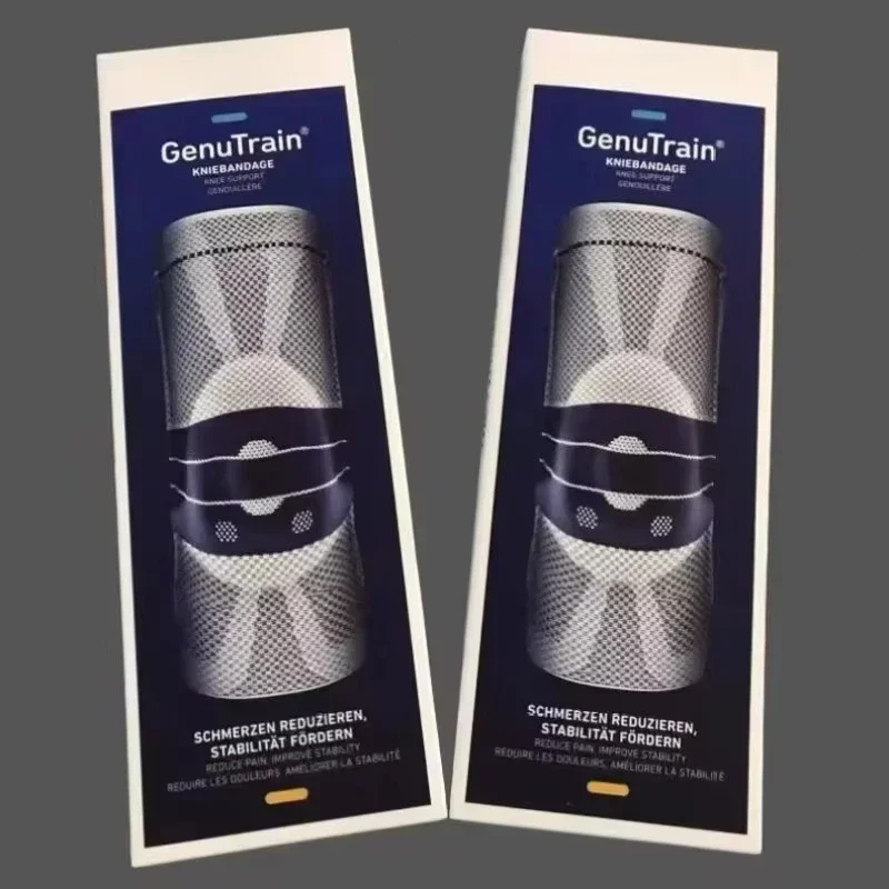 BF German Brand GenuTrain 8th Non-Slip  Brace Knit Compression Knee Sleeve Basketball Running Meniscus Recovery Sports Protector