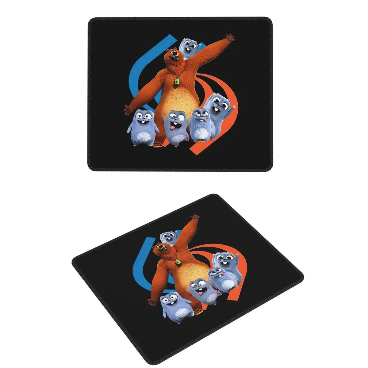 

Медведь и леминги, коврик для мыши с круглым вырезом для малышей, компьютерная клавиатура, коврик для мыши, геймерский коврик для ноутбука, офисные коврики для стола