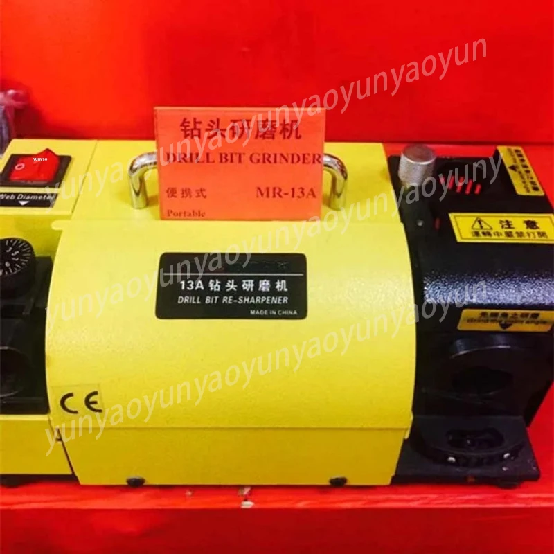 180W Drill Bit Sharpener 110V/220V Portable Angle Grinder Disc Universal Normal Grinding Machine MR-13A Bit Sharpening Tool