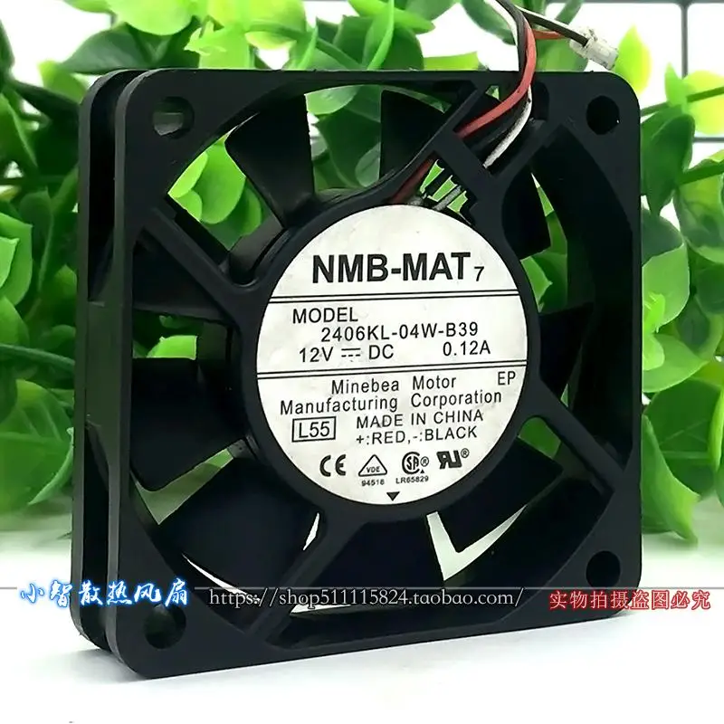 ORIGINALE 2406KL-04W-B39 12V 0.12A 6015 60*60*15mm NUOVO RADIATORE VENTOLA DI RAFFREDDAMENTO