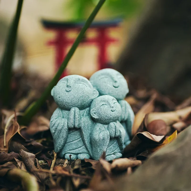 

Милый аквариум в японском стиле с изображением монаха Киотского кситигарбхи, аксессуары для ароматерапии