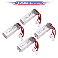 601844 7.4V 600mah battery with charging cable for WLToys F959 XK DHC-2 A600 A700 A800 A430 RC Airplane RTF Spare Parts battery