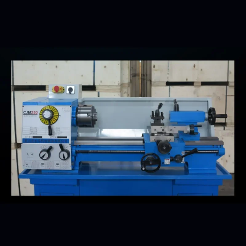 CJM250 Mini Metal Lathe Precision Woodworking Machine Industrial Desktop Equipment For Home Workshop And DIY Projects