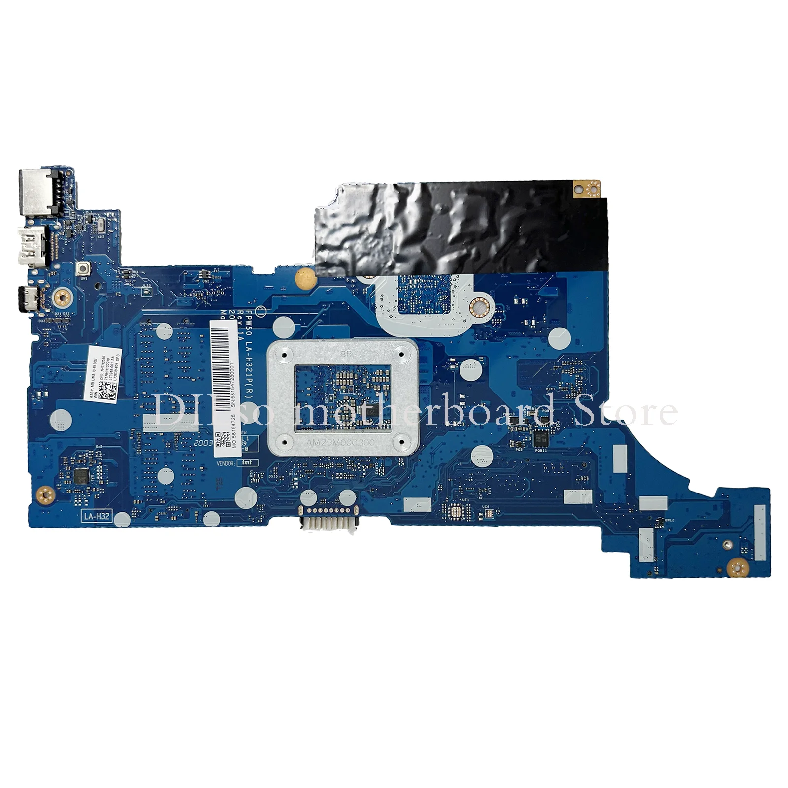 Kefu LA-H321P (r) L73245-601 L72538-001 placa-mãe para hp 15-dw 15s-du 15-dw placa-mãe do portátil com I3-8130U I5-8250U uma