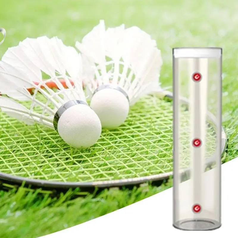 Magnetic Tube Badminton Cylinder Shuttlecocks Storage Tube Badminton Balls Holder For Gym Badminton(No barrel No Badminton)